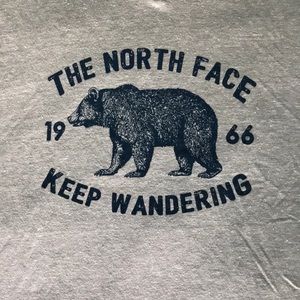The North Face v-neck t-shirt